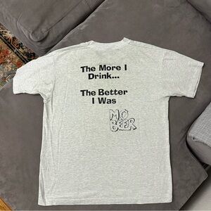 Vintage Best Fruit Of The Loom Single Stitch MO Beer Drinking Sports Gear Large